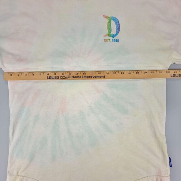 DISNEY Disneyland Resort Tie Dye Crewneck Spirit Jersey Long Sleeve Unisex Small - Picture 4 of 10